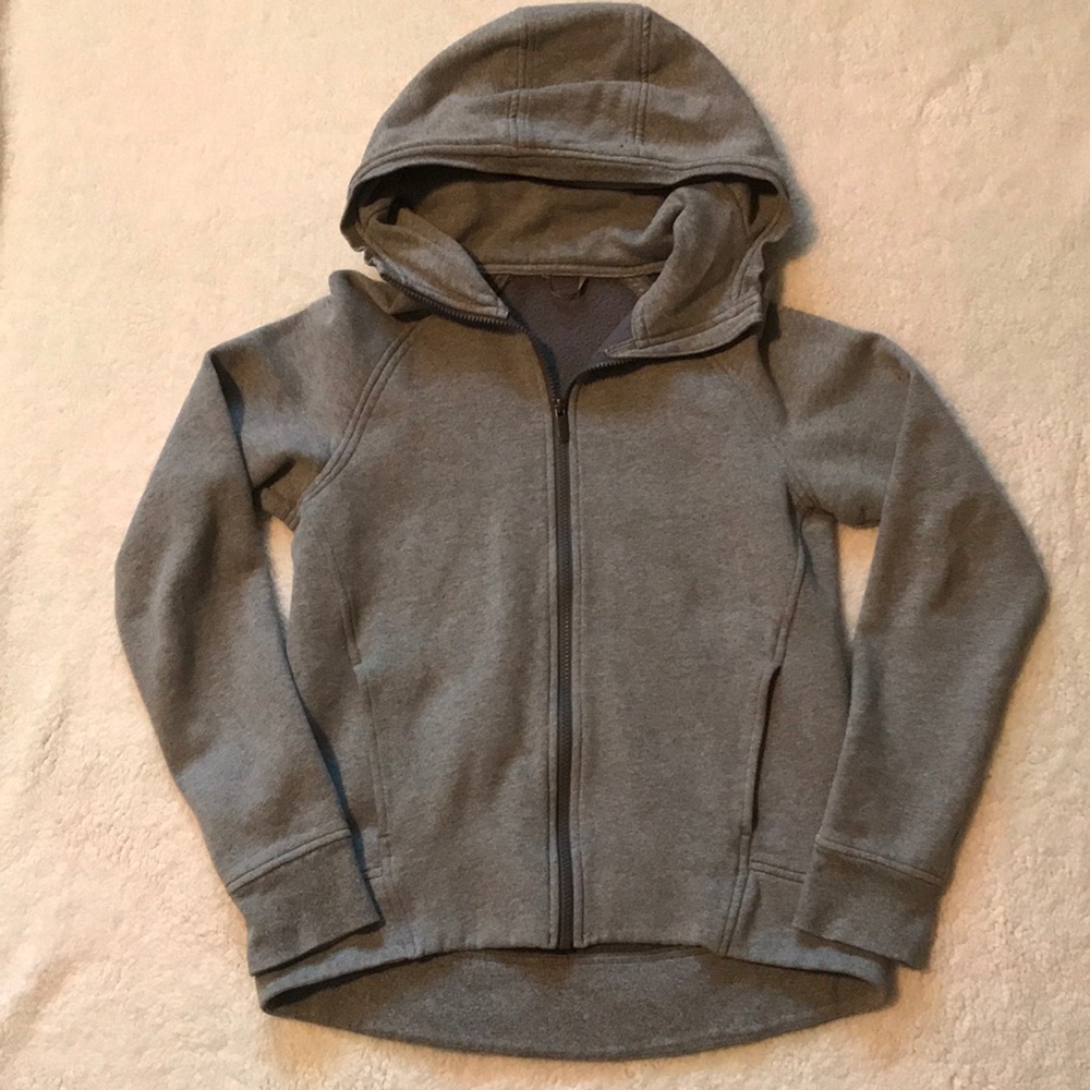 Lululemon Grey Zip Up Hoodie
